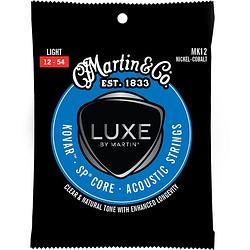 Foto van Martin strings luxe mk12 kovar sp core nickel cobalt light 12-54 snarenset voor westerngitaar