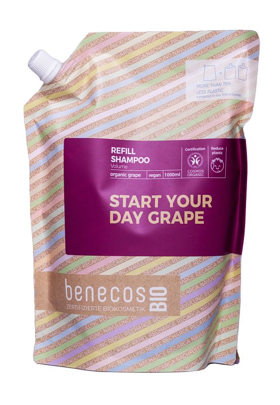 Foto van Benecos grape volume shampoo