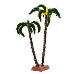 Foto van Euromarchi miniatuur palmboompje - 22 cm - kunststof - beeldjes