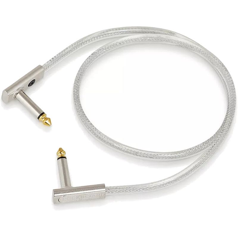 Foto van Rockboard sapphire series flat patch cable transparant 60 cm