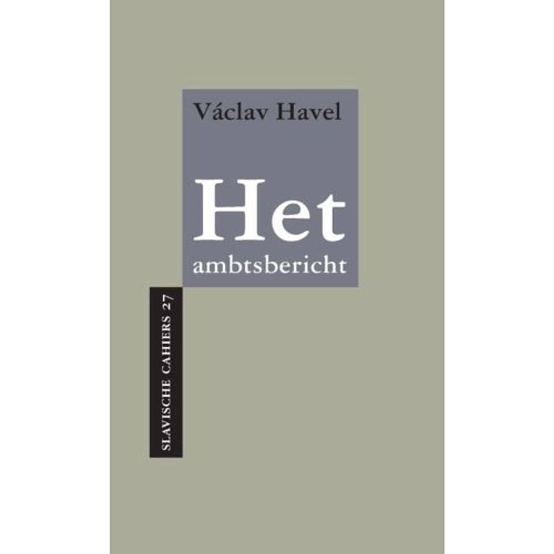 Foto van Het ambtsbericht - slavische cahiers