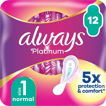 Foto van Always platinum normal (maat 1) maandverband bij jumbo