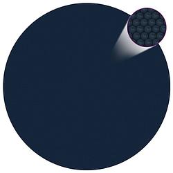 Foto van Vidaxl zwembadfolie solar drijvend 527 cm pe zwart en blauw
