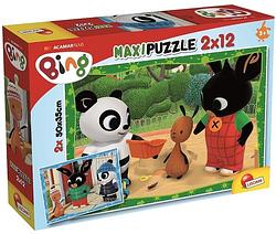 Foto van Bing puzzle supermaxi 2 x 12 pcs - - puzzel;puzzel (8008324081226)