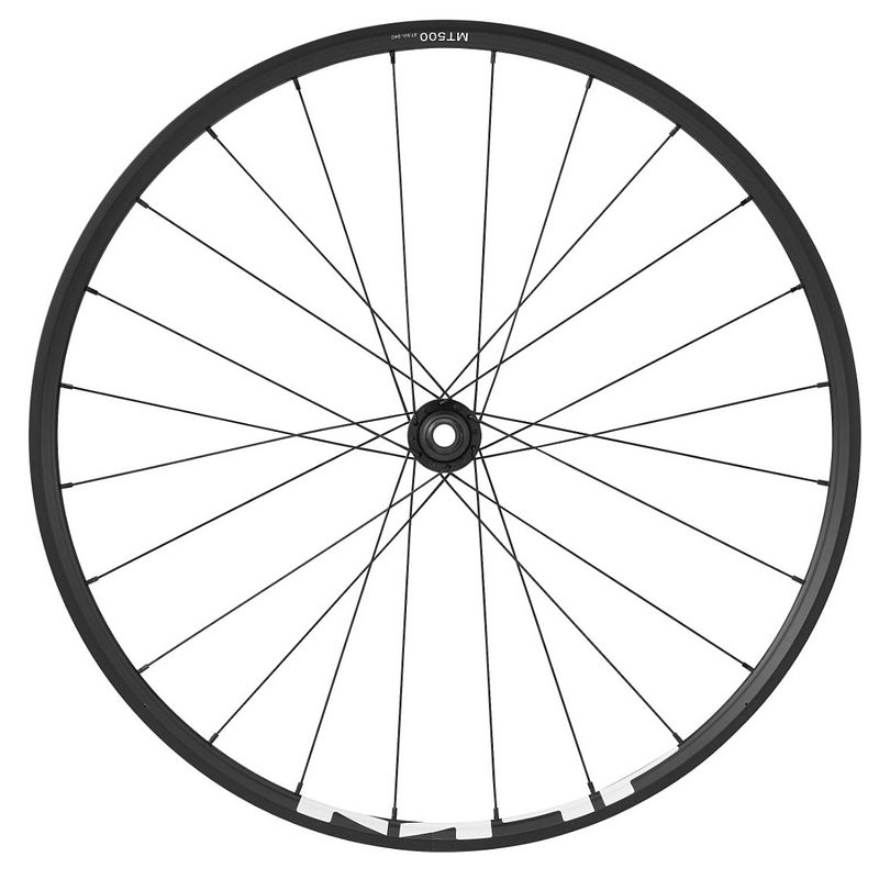 Foto van Shimano voorwiel wh-mt500 27.5 inch schijfrem center lock