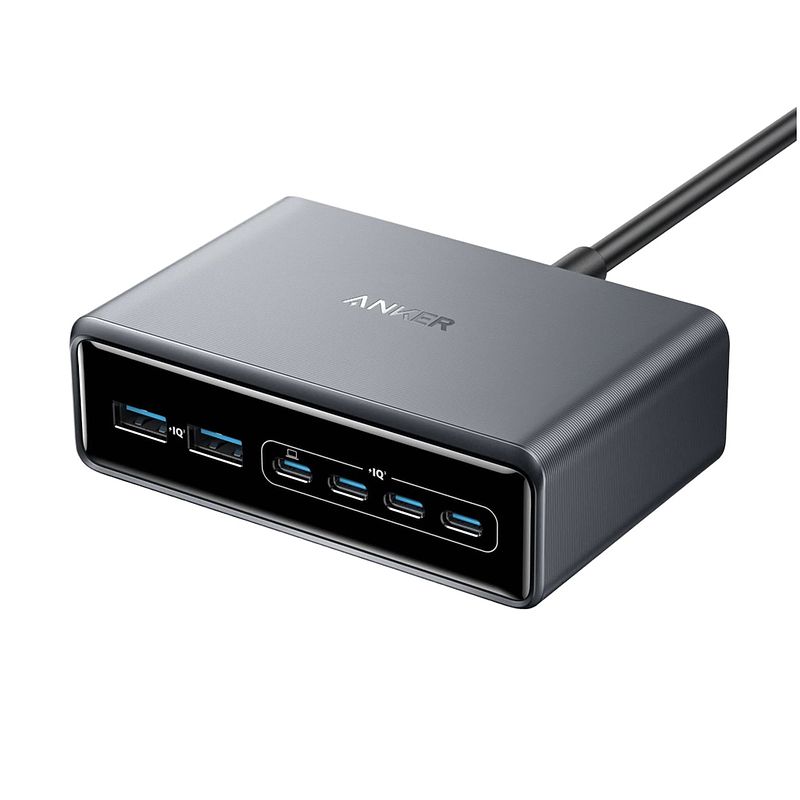 Foto van Anker prime charger (100w, 3 ports, gan) oplader zwart