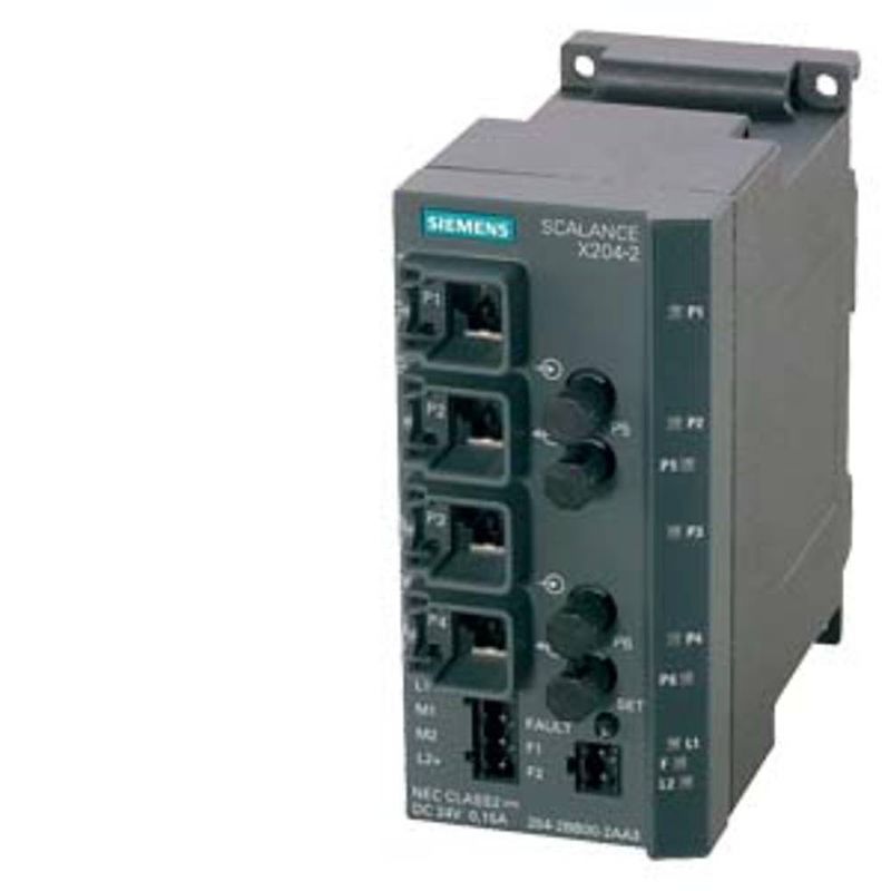 Foto van Siemens 6gk5204-2bb10-2aa3 industrial ethernet switch 10 / 100 mbit/s