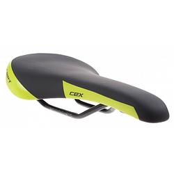 Foto van Selle royal zadel justek cex zwart/lime unisex 29 cm