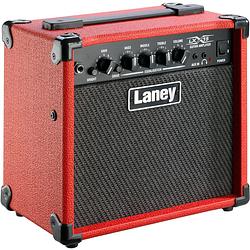 Foto van Laney lx15-red 15w transistor gitaarversterker combo