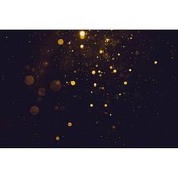 Foto van Spatscherm golden lights - 80x60 cm