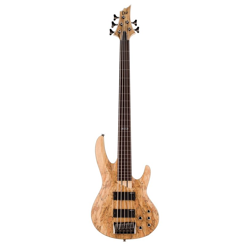 Foto van Esp ltd b-205sm-fl fretless ns basgitaar 5-snarig natural satin