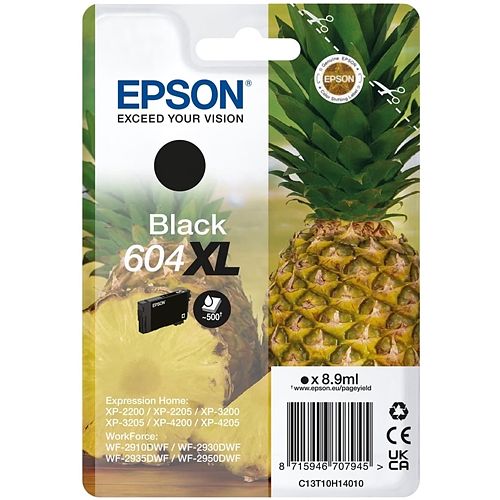 Foto van Epson 604xl cartridge zwart