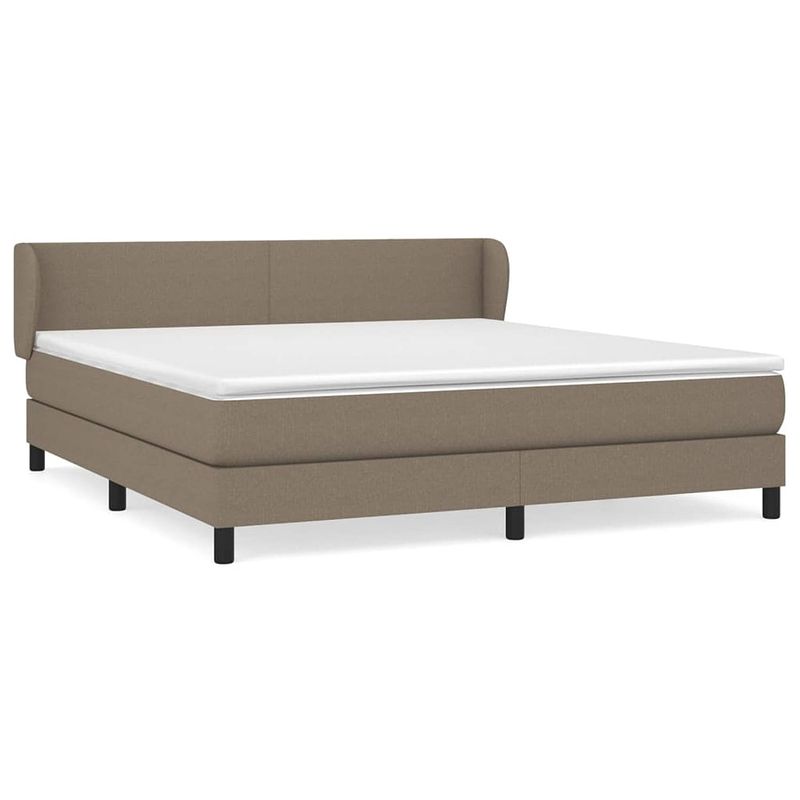 Foto van The living store boxspringbed - comfort - bed - 203 x 183 x 78/88 cm - pocketvering matras - middelharde ondersteuning