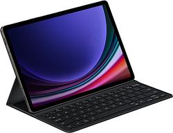 Foto van Samsung galaxy tab s9 toetsenbord hoes qwerty zwart