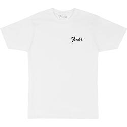 Foto van Fender transition logo t-shirt, white, xl