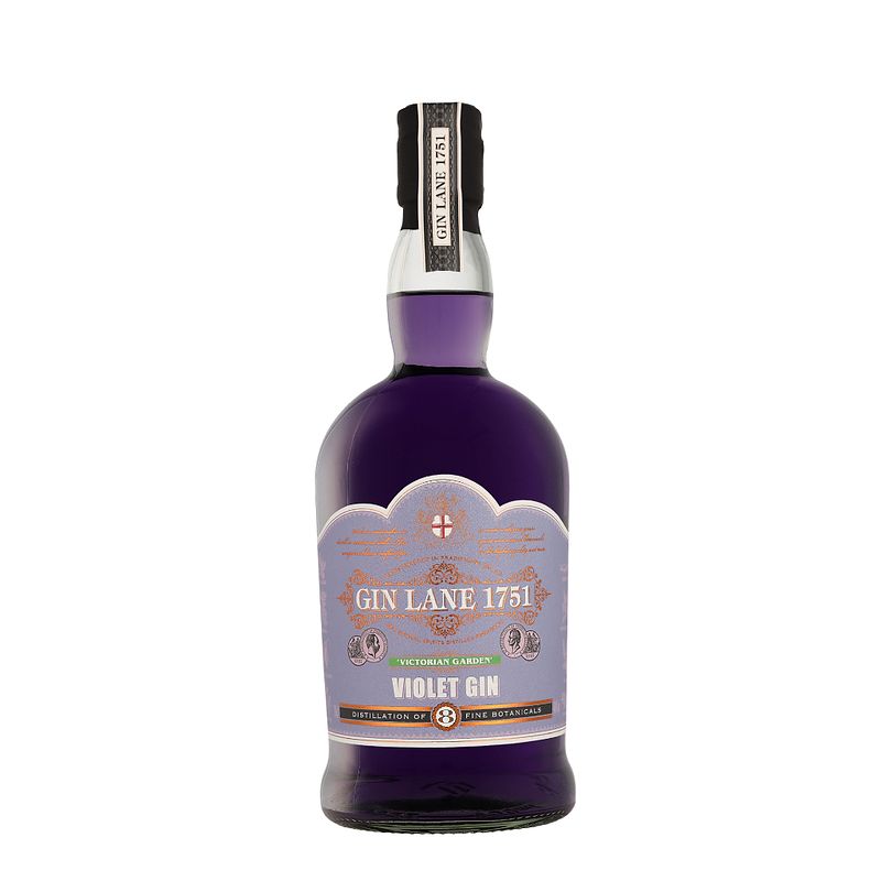 Foto van Gin lane 1751 violet 70cl