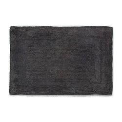 Foto van Seahorse mossa badmat - 100% katoen - badmat (60x90 cm) - graphite