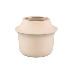 Foto van Ptmd vivaldi cream ceramic pot round s