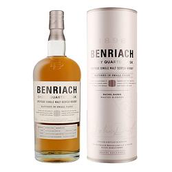 Foto van Benriach smoky quarter cask 1ltr whisky + giftbox