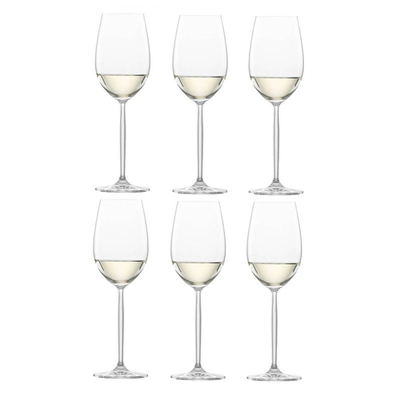 Foto van Schott zwiesel witte wijnglazen diva 300 ml - 6 stuks