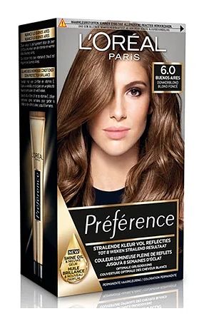 Foto van L'soréal paris preference 6.0 buenos aires - donkerblond