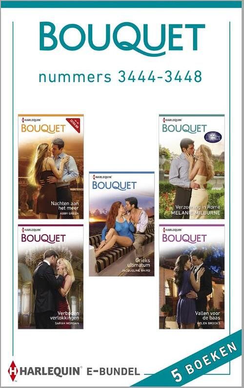 Foto van Bouquet e-bundel nummers 3444-3448 (5-in-1) - abby green - ebook (9789461997807)