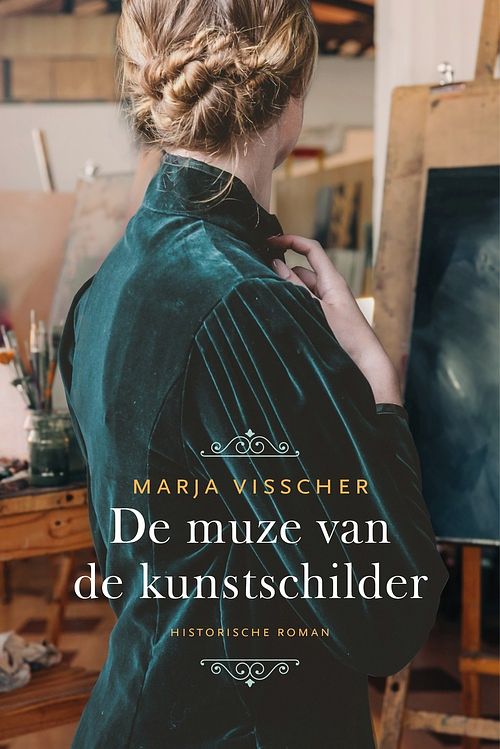 Foto van De muze van de kunstschilder - marja visscher - ebook