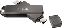 Foto van Sandisk ixpand flash drive luxe 64gb type-c + lightning connector