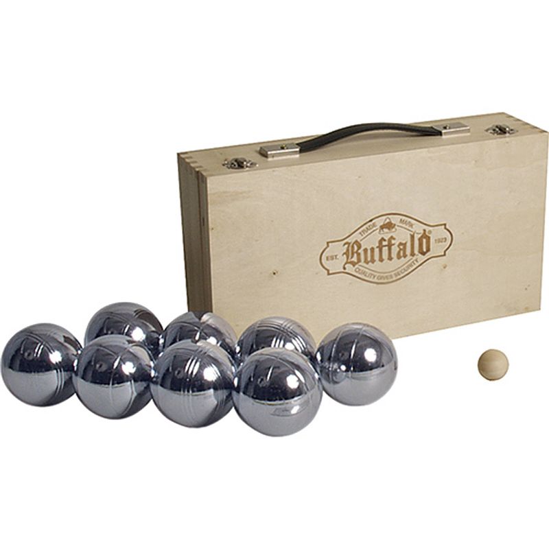 Foto van Jeu de boules set metaal (8st.)