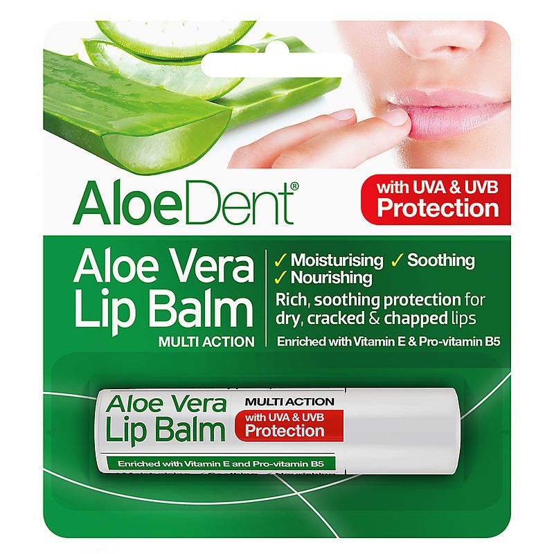 Foto van Aloedent aloe vera lipbalsemstick