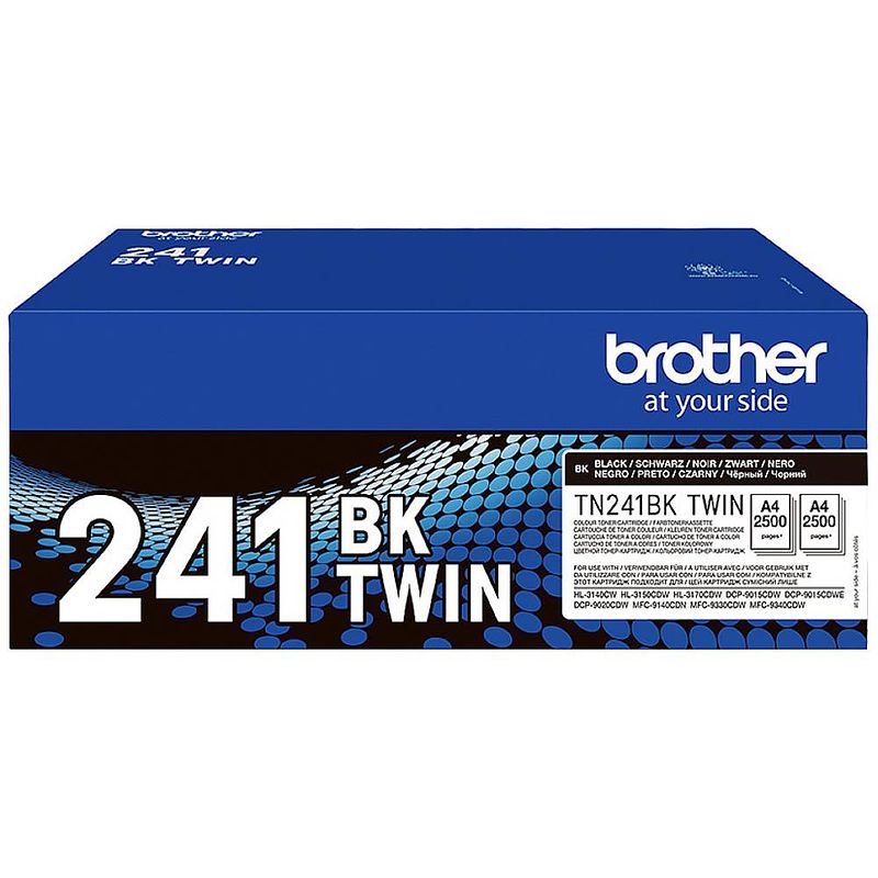 Foto van Brother toner tn-241bktwin tn241bktwin origineel zwart 2500 bladzijden