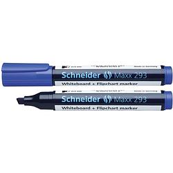 Foto van Schneider whiteboard + flipchart marker maxx 293 blauw 10 stuks