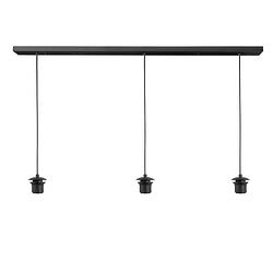 Foto van Infiori -ghlight - parts - hanglamp - e27 - 120 x 9,5 x 130cm - zwart