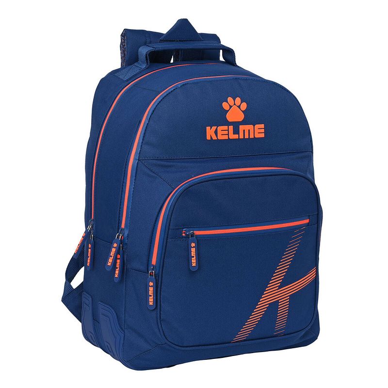 Foto van Schoolrugzak kelme navy blue oranje marineblauw (32 x 42 x 15 cm)