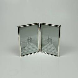 Foto van Al - fotolijst - zilver - bol - 2-luik staand 15 x 20 cm