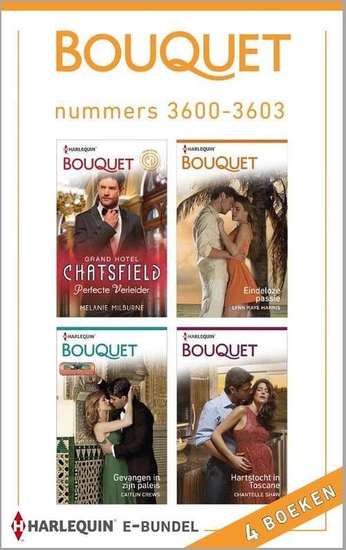 Foto van Bouquet e-bundel nummers 3600-3603 (4-in-1) - caitlin crews - ebook (9789402510843)