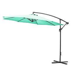 Foto van Goodvibes - kantelbare zweefparasol 300cm - groen pastel