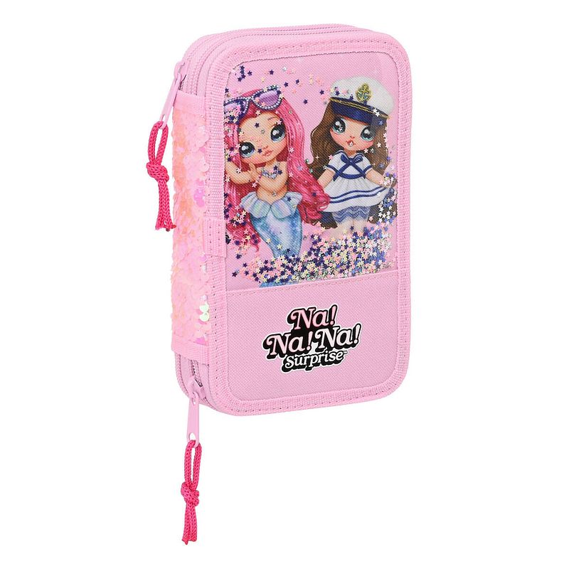 Foto van Dubbele etui na!na!na! surprise sparkles roze (28 pcs)