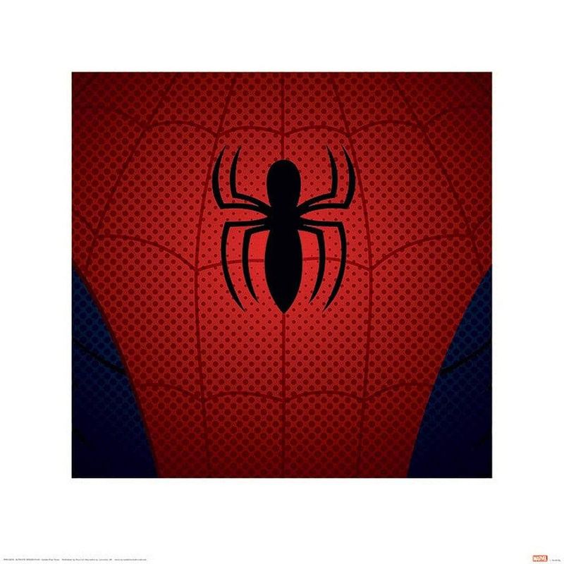 Foto van Pyramid ultimate spider-man spider-man torso kunstdruk 40x40cm