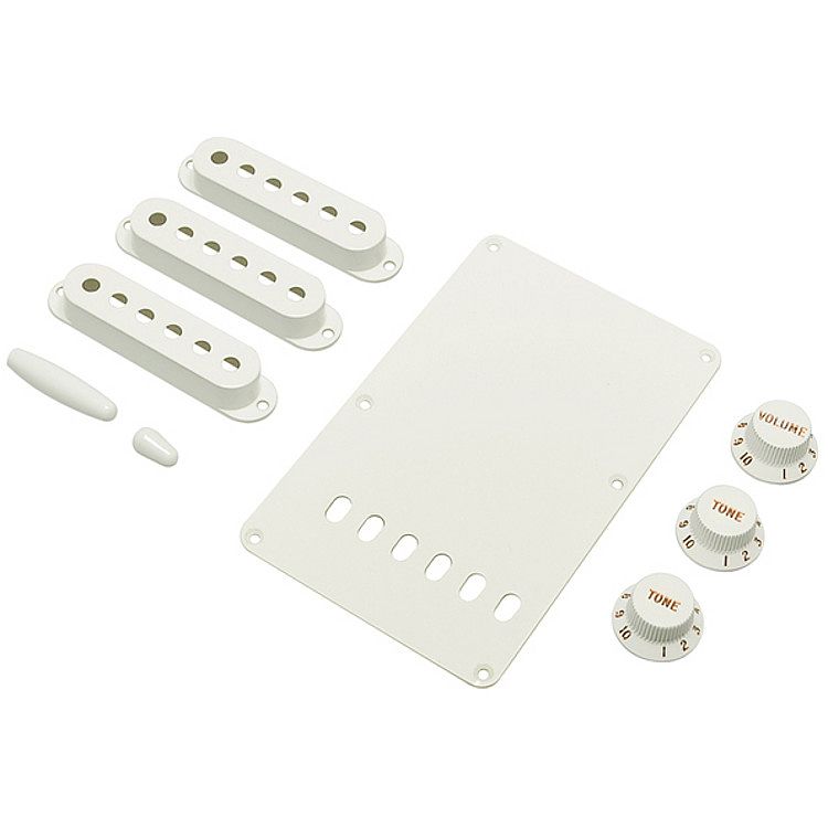 Foto van Fender accessoire kit voor stratocaster wit