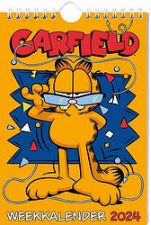 Foto van Garfield weekkalender - 2024 - garfield - spiraalgebonden (9789464325799)