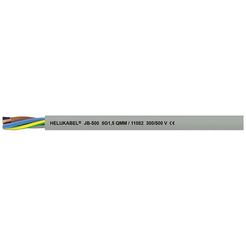 Foto van Helukabel ob-500 stuurstroomkabel 4 x 1 mm² grijs 11054-1000 1000 m