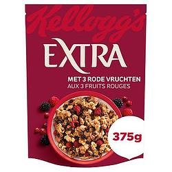 Foto van Kellogg'ss extra rood fruit crunchy muesli 375g bij jumbo