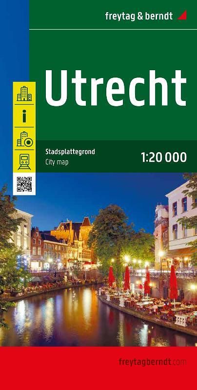 Foto van Utrecht stadsplattegrond f&b - paperback (9783707921427)