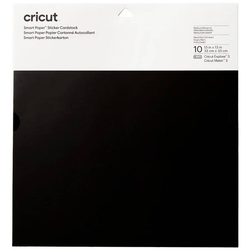 Foto van Cricut smart paper™ gekleurd karton snijbreedte 30.5 cm zwart