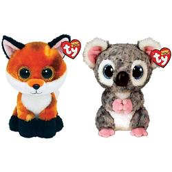 Foto van Ty - knuffel - beanie boo'ss - fox & karli koala