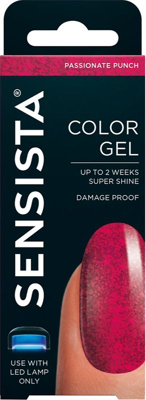 Foto van Sensista color gel passionate punch