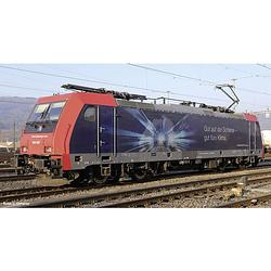 Foto van Piko h0 21619 h0 elektrische locomotief 484 020 „goed op de rail - goed voor het klimaat” van de sbb cargo