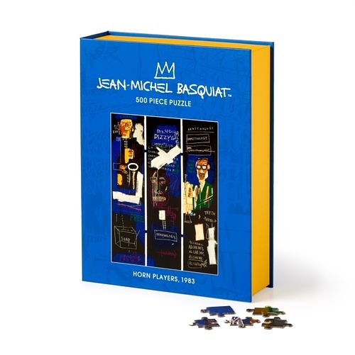 Foto van Basquiat horn players 500 piece book puzzle - puzzel;puzzel (9780735379268)