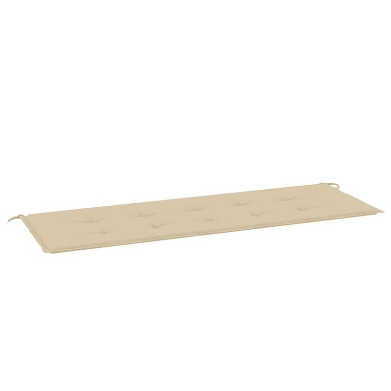 Foto van The living store tuinbankkussen - oxford stof - 150x50x3 cm - beige